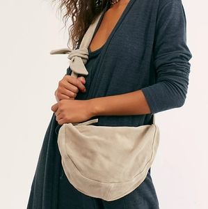 Super Cute BLACK Suede Crossbody - Never Worn NWT